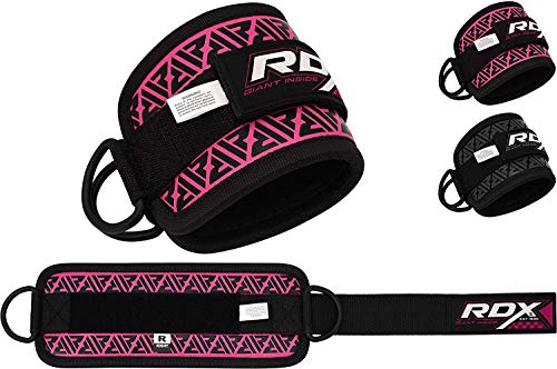 RDX Sangle Cheville Musculation Anneau D Haltérophilie Machine Fixation Ankle Straps Fitness Entraînement