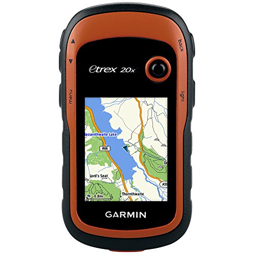 Garmin eTrex 20x - GPS de Randonnée - Cartographie TopoActive Europe de l’Ouest Préchargée - Orange