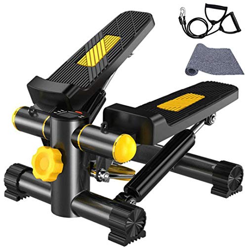 Vinteky Stepper Twister 2 en 1 Mini Stepper avec Cordes Élastiques Poids supporté jusqu'à 100kg