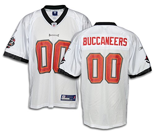 Reebok Tampa Bay Buccaneers NFL pour Homme Team Replica Jersey, Blanc - Medium