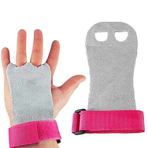 CZ Store-Marque Française-Paire de manique Gym Enfant/Adulte-Garantie A Vie- Gants Gym en Cuir en Cuir|4 Tailles 2 Couleurs|Protection Paumes pour Exercice Traction/Crossfit/Barre/Gymnastique