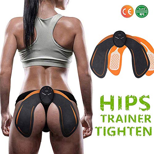 YUCHEEN Hips Trainer Electrostimulateur Musculaire Hanches, Appareil de Fesse Massage, Butt Corps Masseur, électrostimulateur Conçu pour Fesses Gym Workout Home Bureau Équipement Femmes