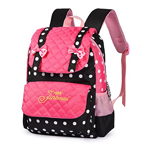 Vbiger Sac à Dos Enfant Sacs d'école Cartables Fille Primaire Sac à Dos Maternelle Scolaires 5-9 Ans (Noir)