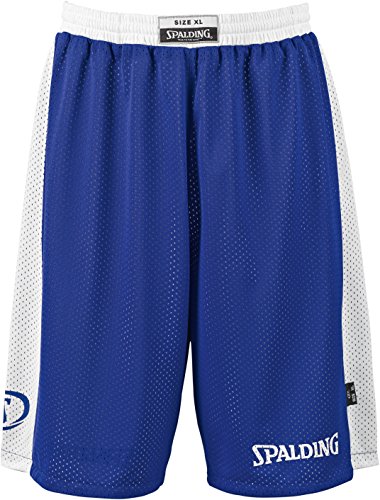 SPALDING - ESSENTIAL REVERSIBLE SHORT - Short de basket - Short reversible - Confort maximal - royal/blanc - M