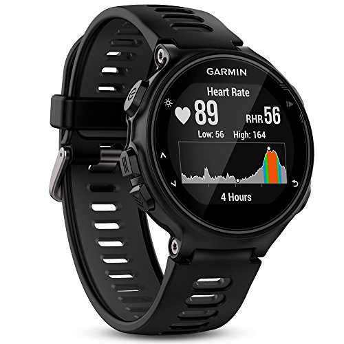 Garmin - Forerunner 735XT - Montre GPS Multisports avec Cardio Poignet (Ecran : 1,23 pouces) - Noir/Gris