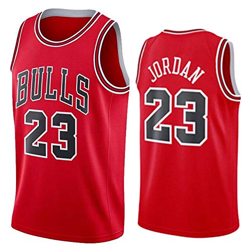 Hommes Femme NBA Michael Jordan 23# Chicago Bulls Chemise de Basket-Ball Retro Maillots d'été Uniforme de Basket-Ball Brodés Top