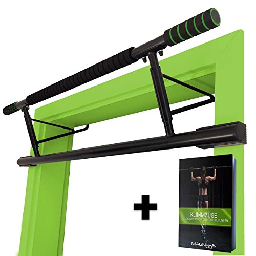 MAGNOOS Barre de Traction Matador | Premium Barres de Musculation pour la Porte | Amovible Simple | sans Vis ou Fixation | Fitness, Gym, Sportive, sur Pied, Exercise | Rembourrage Antidérapant