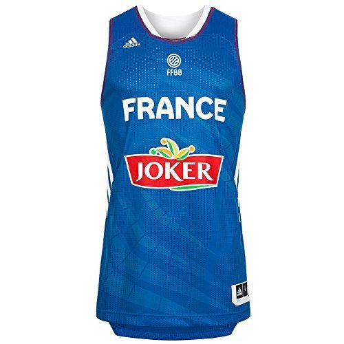 Maillot Basket France Officiel ADIDAS PERFORMANCE - Bleu - Medium