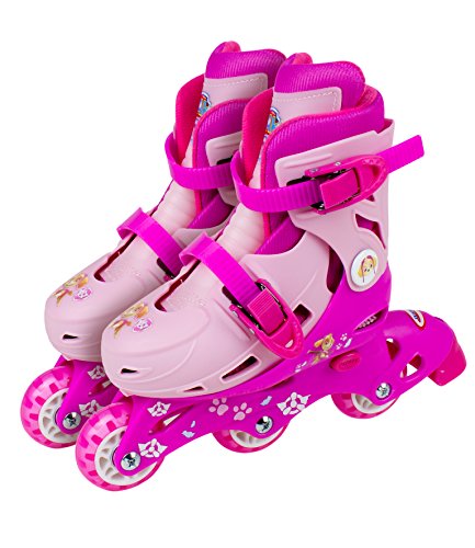 Rollers évolutifs 2 en 1 Pat Patrouille - Position patins ou rollers par système de visserie - Taille ajustable (27-30) - Enfants dès 3 ans - D'arpèje - OPAW084-F