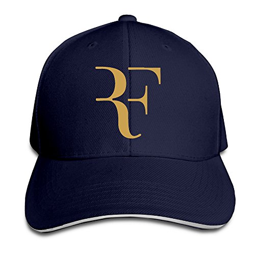 Hioyio Roger Federer Logo Sandwich Peaked Hat & Cap