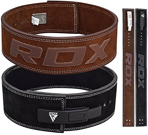 RDX Dynamophilie Ceinture Cuir Vachette Boucle Musculation Fitness Bodybuilding Lifting Belt Lombaire Halterophilie